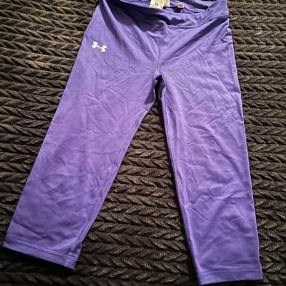 Under Armour Kids Purple Leggings